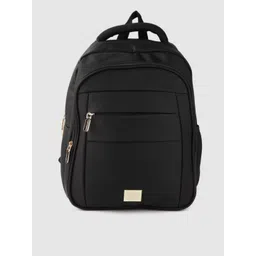 Lino Perros Women Black Solid Laptop Backpack-picture-40