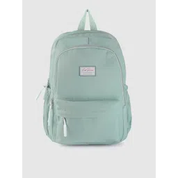 Lino Perros Women Blue Solid Laptop Backpack-picture-44