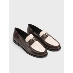 Lino Perros Women Colourblocked Loafers-picture-22