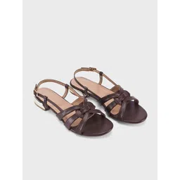 Lino Perros Women Open Toe Flats With Buckle-picture-16