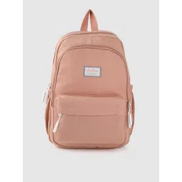 Lino Perros Women Pink Solid Laptop Backpack-picture-15