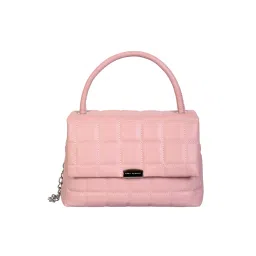 Lino Perros Women's Pink Synthetic Leather Satchel-picture-18