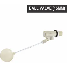 lipka PTMT Ball Cock Set with Aluminum Rod and Ball - 15MM Solid Wire Connector-picture-26