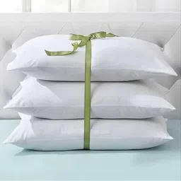 liponos LUXURY Polyester Fibre Solid Sleeping Pillow Pack of 3-picture-11