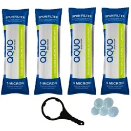 liqua Water filter pp spun cartridge pack of 4 spun with spnner and antiscant ball Solid Wire Connector-picture-15