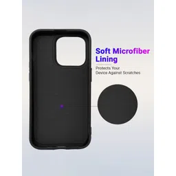 LIRAMARK Solid Printed iPhone 14 Pro Back Case Mobile Accessories image 3