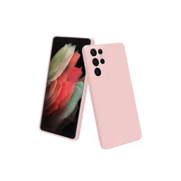 LIRAMARK Solid Samsung Galaxy S21 Ultra Back Silicone Impact Resistant Soft Back Case-picture-49