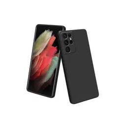 LIRAMARK Solid Samsung Galaxy S21 Ultra Silicone Impact Resistant Soft Back Case-picture-24