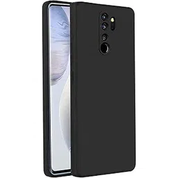 LIRAMARK Silicone Soft Back Cover Case for Redmi Note 8 Pro (Black)-picture-17