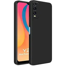 LIRAMARK Silicone Soft Back Cover Case for Vivo Y12s / Y20 / Y20i / Y20G / Y20A / Y20T / Y11s (Silicone Black)-picture-22