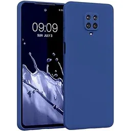 LIRAMARK Silicone Soft Back Cover Case for Xiaomi Redmi Note 10 Lite/Redmi Note 9 Pro/Redmi Note 9 Pro Max/Poco M2 Pro (Blue)-picture-36