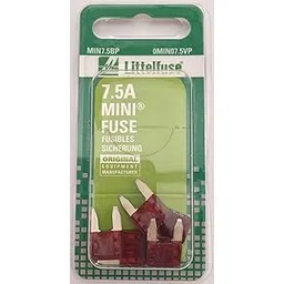 Littelfuse Littelfuse 7.5 AMP Mini Blade Fuse Pack (MIN7.5BP)-picture-16