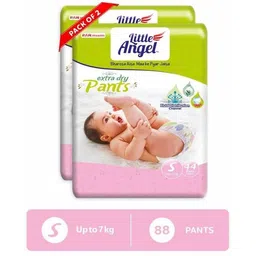 little angel Baby Diaper Pants (2 x 44 Pcs) - S-picture-29