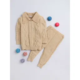 Little Angels Girls Cable Knit Woollen Pullover-picture-40