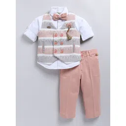 LITTLE COLLARS Boys Double-Breasted Four-Piece Suit-picture-13