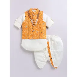 LITTLE COLLARS Boys Regular Kurta with Dhoti Pants-picture-24