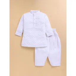 LITTLE COLLARS Boys Regular Kurta with Patiala image 1