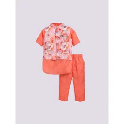 LITTLE COLLARS Boys Regular Kurta with Pyjamas-picture-12