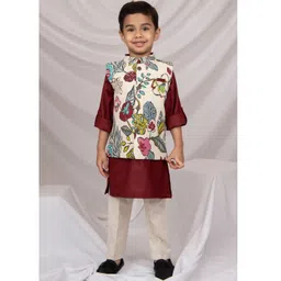 LITTLE COLLARS Boys Regular Kurta with Pyjamas-picture-27