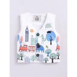 LITTLE COLLARS Boys Shirt Collar Short Sleeves Shirt With Shorts With Waistcoat image 3