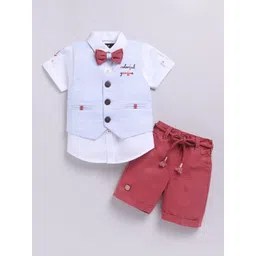 LITTLE COLLARS Boys Shirt with Shorts-picture-32