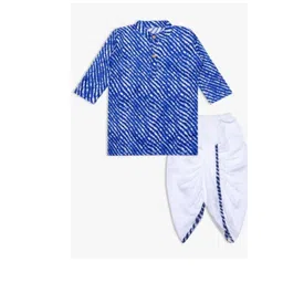 Little Dreams Boys Printed Kurta with Dhoti-picture-41