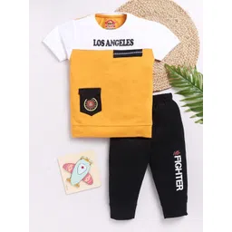 LITTLE FIGHTER Boys Colourblocked T-shirt-picture-17