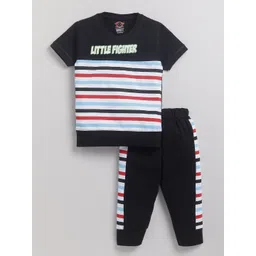 LITTLE FIGHTER Boys Striped T-shirt-picture-15