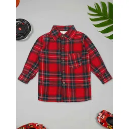 LITTLE GINNIE Boys Checked Shirt-picture-32