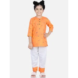 LITTLE GINNIE Girls Printed Night suit-picture-27