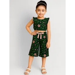 LITTLE GINNIE Girls Printed Top with Palazzos-picture-18
