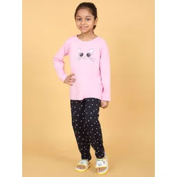 LITTLE GINNIE Girls Printed Top With Trouser-picture-16