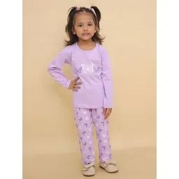 LITTLE GINNIE Girls Printed Top With Trousers-picture-12