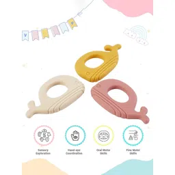 LITTLE GINNIE Kids 3-Pcs Silicon Teething image 5