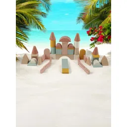 LITTLE GINNIE Kids 45-Pcs Wooden Construction & Building Block Set-picture-35