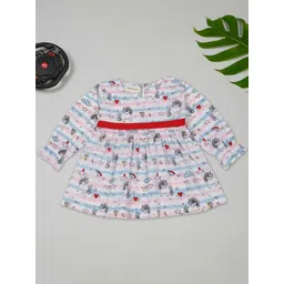 LITTLE GINNIE Polka Dot Print A-Line Dress-picture-21