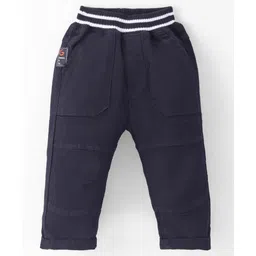 Little Kangaroos Cotton Woven Full Length Comfort Fit Washed Denim Jeans - Black-picture-15