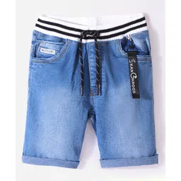 Little Kangaroos Mid Thigh Denim Shorts - Light Blue-picture-29