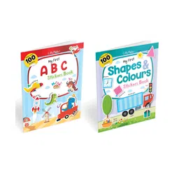 little masters My First ABC and Shapes Colours Stickers Book-English-picture-25