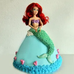 Little Mermaid Fondant Cake (3 Kg)-picture-37
