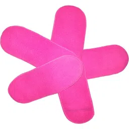 little monkeys baby cloth diaper liner fleece fabric ,washable, reusable in pink colour-picture-4