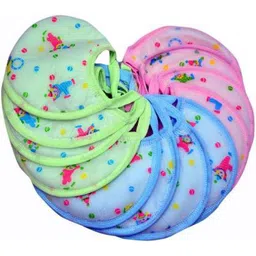 little monkeys super soft baby bibs ,waterproof,and easily washable and quick dry ,perfect for your tiny (pack of 12)-picture-34