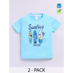 LITTLE NINJA Boys 2 Printed T-shirt-picture-47