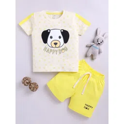 LITTLE NINJA Boys Printed T-shirt with Shorts-picture-35