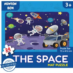little olive Newton Box Floor Puzzle | Theme The Space | 3 Years and above-picture-22