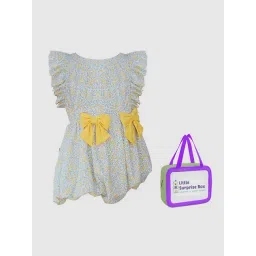 Little Surprise Box Kids Yellow & Blue Floral Print Swimsuit-picture-34