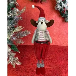 little surprise box Polka-Dot Foldable Tall Winter themed Mr.Reindeer self standing Christmas Table Decor-picture-50