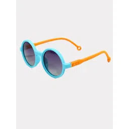 Little Surprise Box Sunglasses Aqua Blue Standard Round Sunglasses for Kids-picture-17