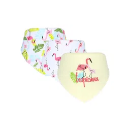 Little Surprise Box LLP Infants Pack Of 3 Flamingo Printed bibs-picture-33