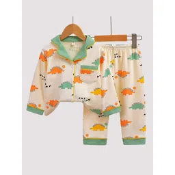 Little Surprise Box LLP Kids Conversational Printed Night suit-image-0